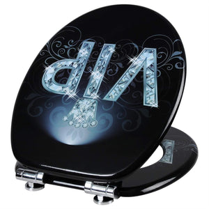 Sedile copriwater copriwater in MDF con chiusura ammortizzata VIP II 19_0000746