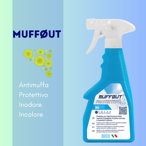 Prodotto antimuffa spray azione preventiva inodore muffØut protettivo 500 ml