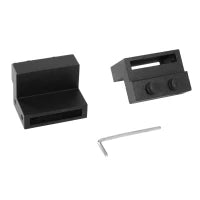 200cm Binario per Porta Scorrevole Kit Accessori con Binario e Rulli Portata 100kg Acciaio al Carbonio 200×4×0.6cm