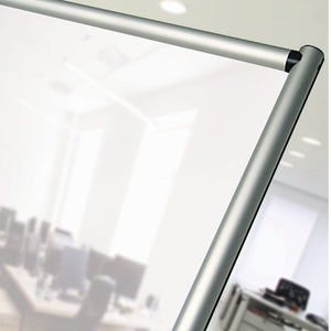 Pannello divisorio doppio in plexiglass per Aziende Uffici Studi Medici