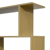 Libreria Zago a 6 vani in rovere naturale 80x192 cm