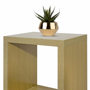 Libreria verticale Cloud a 4 vani in rovere naturale 42x147 cm