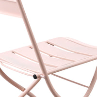 Set tavolino e sedie da balcone pieghevoli salsa rosa Mia