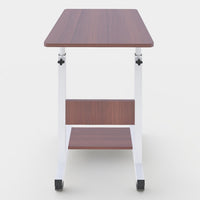 Tavolino porta pc laterale regolabile in metallo 60x86x40 cm