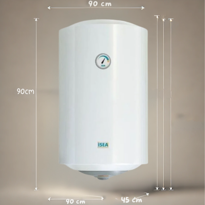 Scaldabagno elettrico isea jazz verticale garanzia 2 anni classe energetica c *** capacità  80 litri, confezione 1