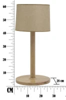 Paralume Da Comodino Wooden Ø Cm 28X61