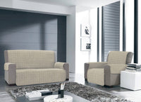 Copridivano e Copripoltrona Trapuntato Modello Willy - Poltrona - Beige