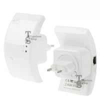 WIRELESS-N WIFI REPEATER 300 Mbps RIPETITORE AMPLIFICATORE LAN RETE WPS
