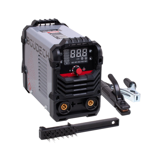 Soldering 160 - Saldatrice Inverter MMA 160A a Elettrodo 230V con Display a LED portatile con Accessori