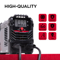 Soldering 160 - Saldatrice Inverter MMA 160A a Elettrodo 230V con Display a LED portatile con Accessori