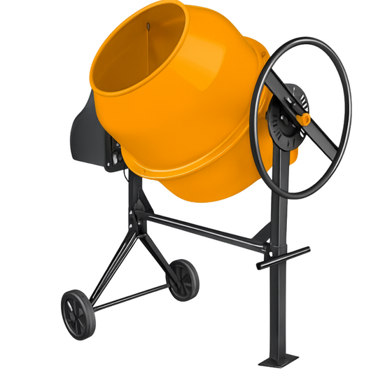 Betoniera elettrica compatta potente 180 litri 800 w 28 rpm