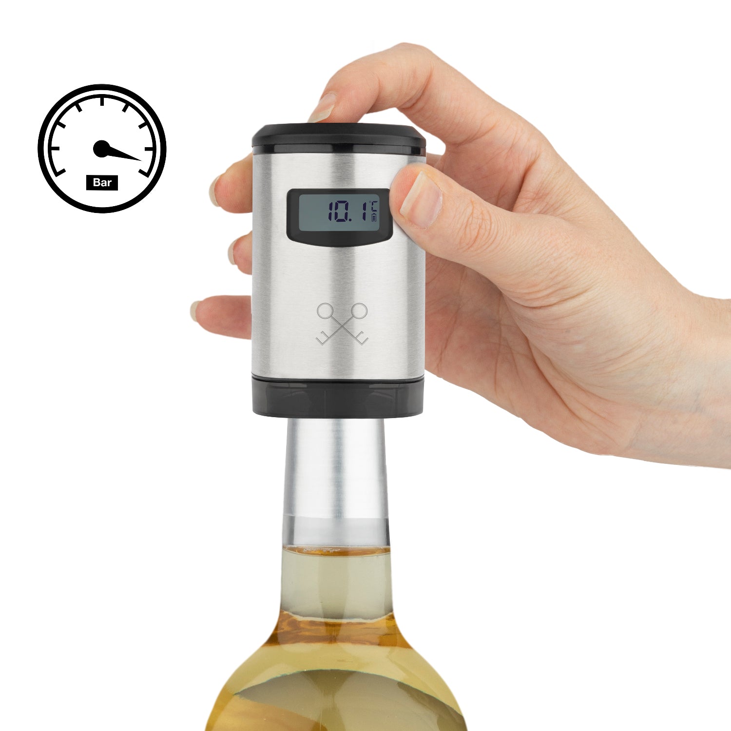 Pompa elettrica per vino sottovuoto