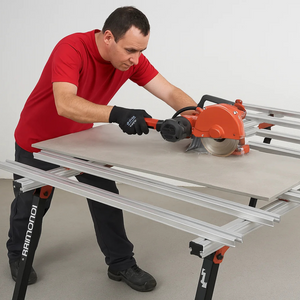 Banco lavoro larghezza variabile 180 x 100/150 cm bm 180 plus grandi lastre