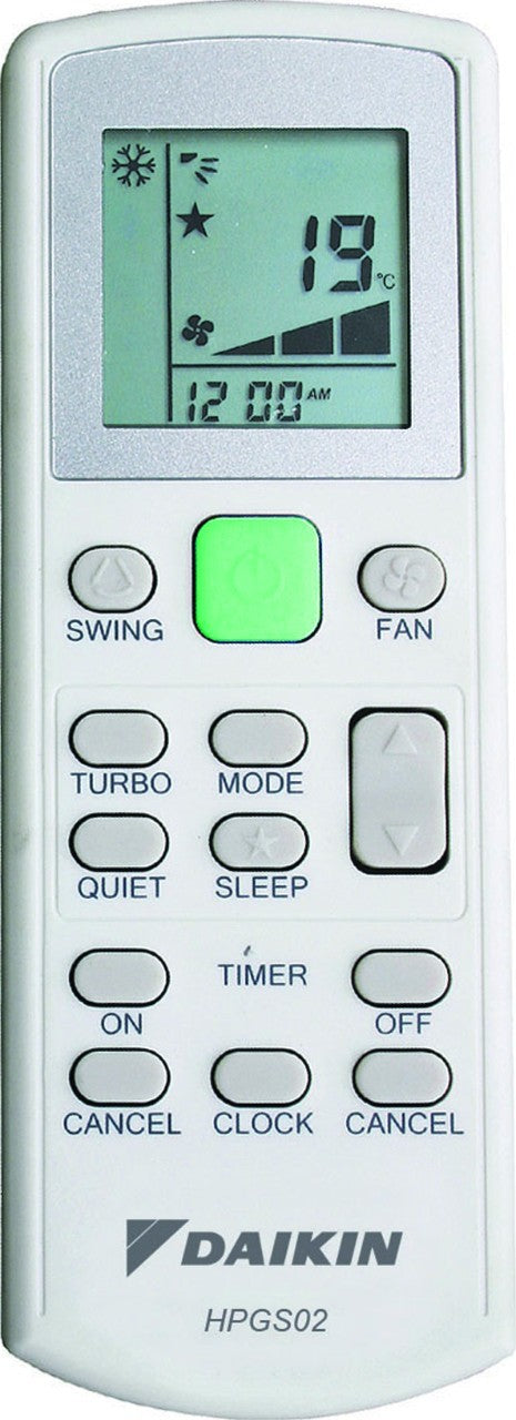 Telecomando ad Infrarossi Daikin WRC-HPC per Ventilconvettori Fan Coil a Parete FWT-GT