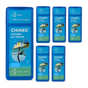 6 pezzi chiaro antialghe liquido per laghetto dose per litri 60000