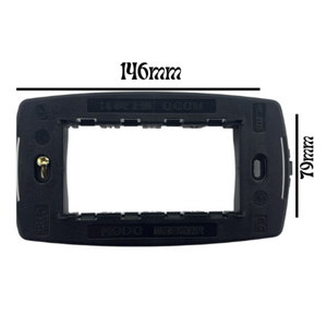 Master modo-mix supporto modulare con viti di inserimento posteriori nero *** numero posti 4 posti, confezione 1