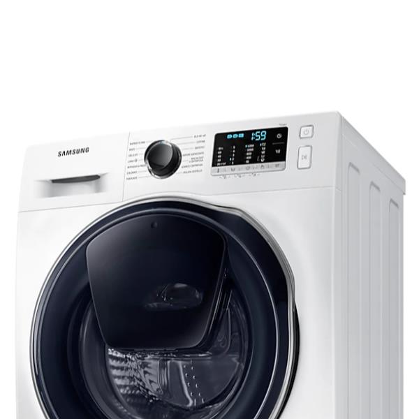 Lavatrice a Carico Frontale Samsung 8 Kg Slim WW8NK52E0VW Classe C (A85xP45,6xL60) 1200 Giri Addwash Ecolavaggio Vapore igienizzante