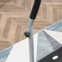 Tapis Roulant Elettrico Pieghevole, Tapis Roulant Elettrico Portatile 1.25HP con Schermo LCD, Velocità 1-10 km/h, Ruote, Allenamento per Casa, Ufficio, Palestra, Nero e Grigio