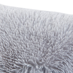 Cuscino Elettrico Capurso Termoforo 40 x 40 cm in Tessuto Peluche Grigio [en.casa]