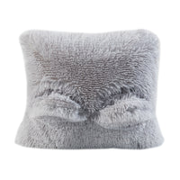 Cuscino Elettrico Capurso Termoforo 40 x 40 cm in Tessuto Peluche Grigio [en.casa]