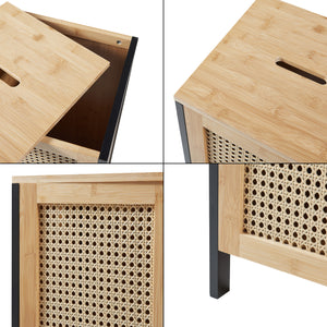 Mobile Portabiancheria Tervola Capienza 51L 80x30x30 cm [en.casa]