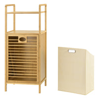 Mobile Portabiancheria Rendalen con Sacco Rimovibile - Bambù [en.casa]