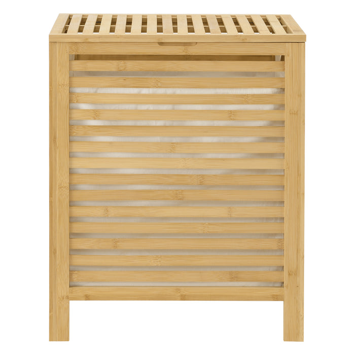 Cesto Portabiancheria Skövde con Sacco Rimovibile 65 Litri [en.casa]