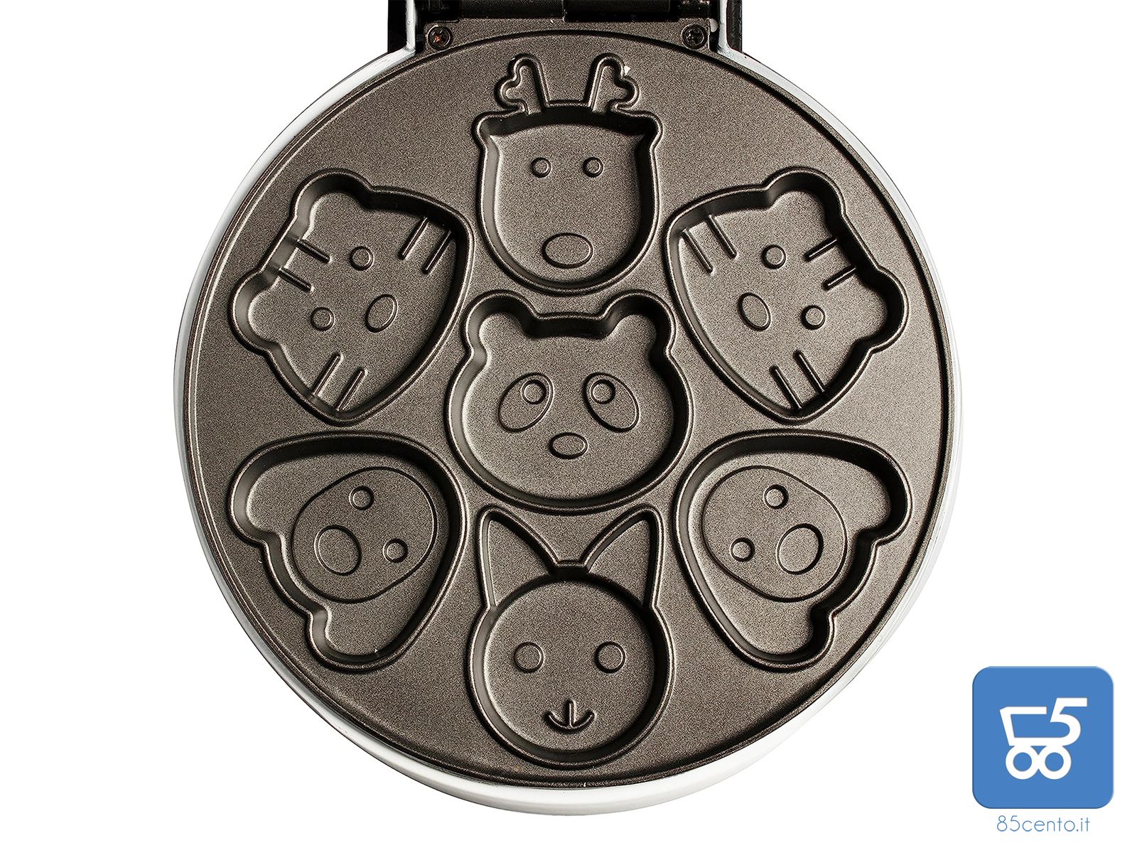 Waffle Wow Macchina per frittelle Pancakes waffle con Forme di animali Elettrico Antiaderente 220V