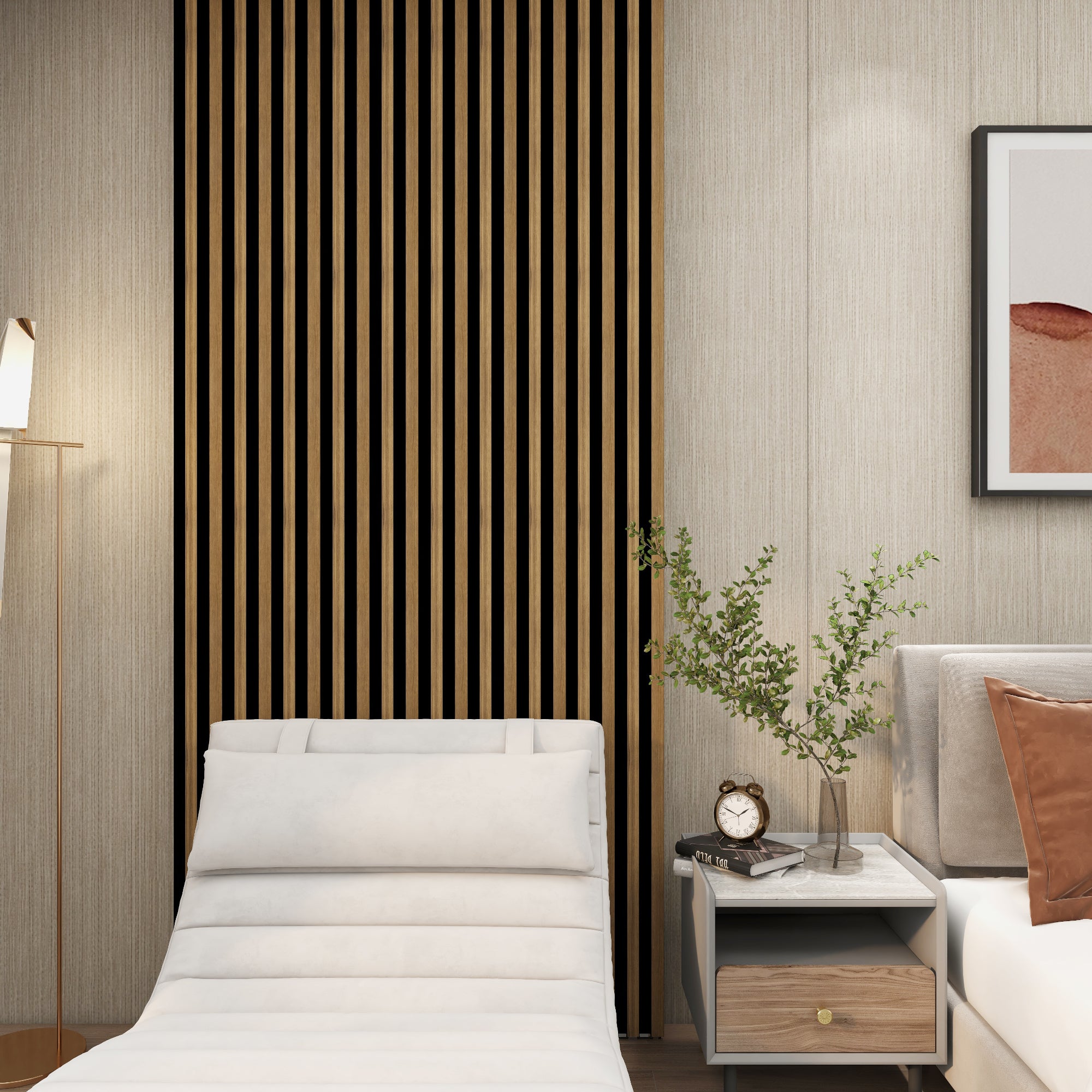 Set Blaricum di 16 Pannelli Murali 3D - Effetto Rovere NEU.HOLZ