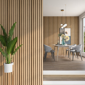 Set Borger di 20 Pannelli Murali 3D - Effetto Rovere Chiaro NEU.HOLZ