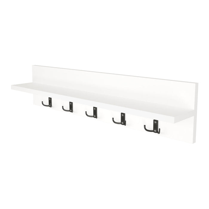 Appendiabiti con 10 ganci 80 x 13 x 18 cm bianco 03_0008168