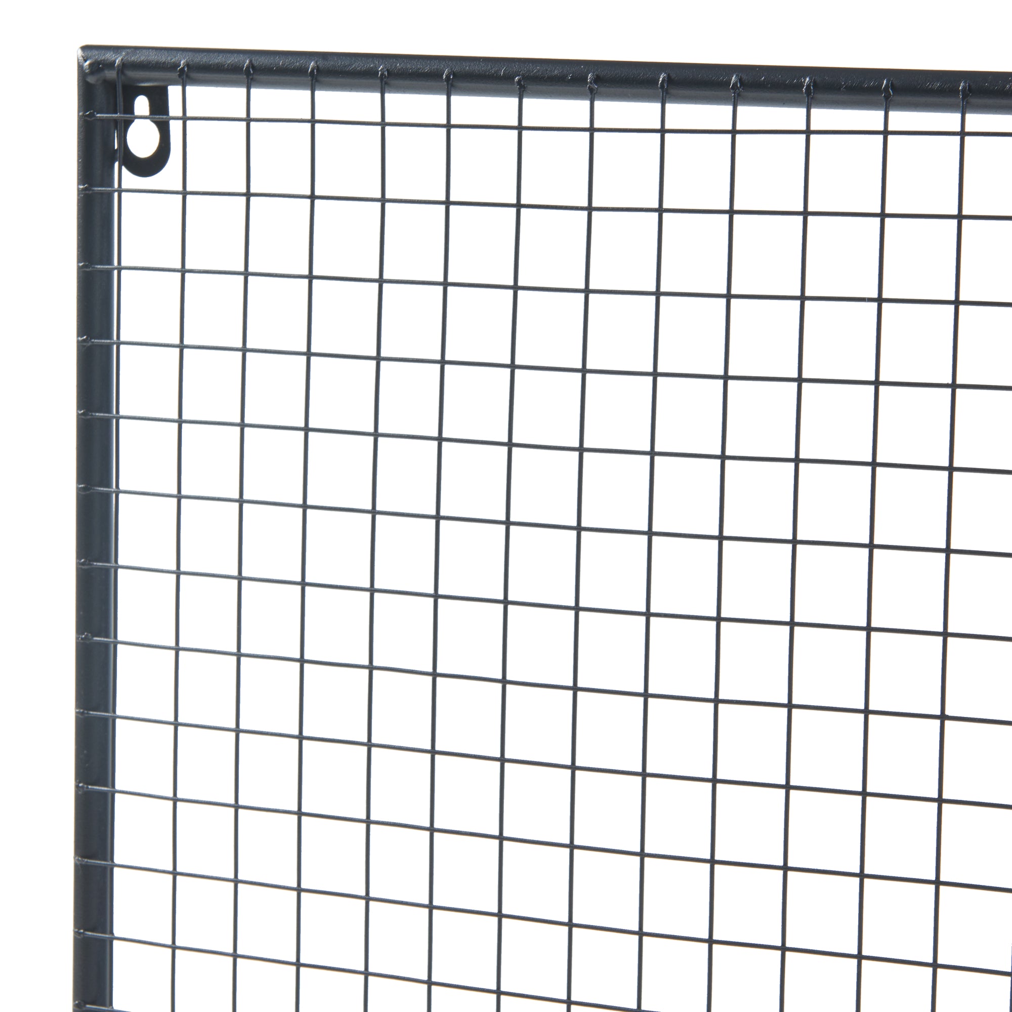 Bacheca Multifunzionale Westre 70 x 60 cm Metallo Nero [en.casa]