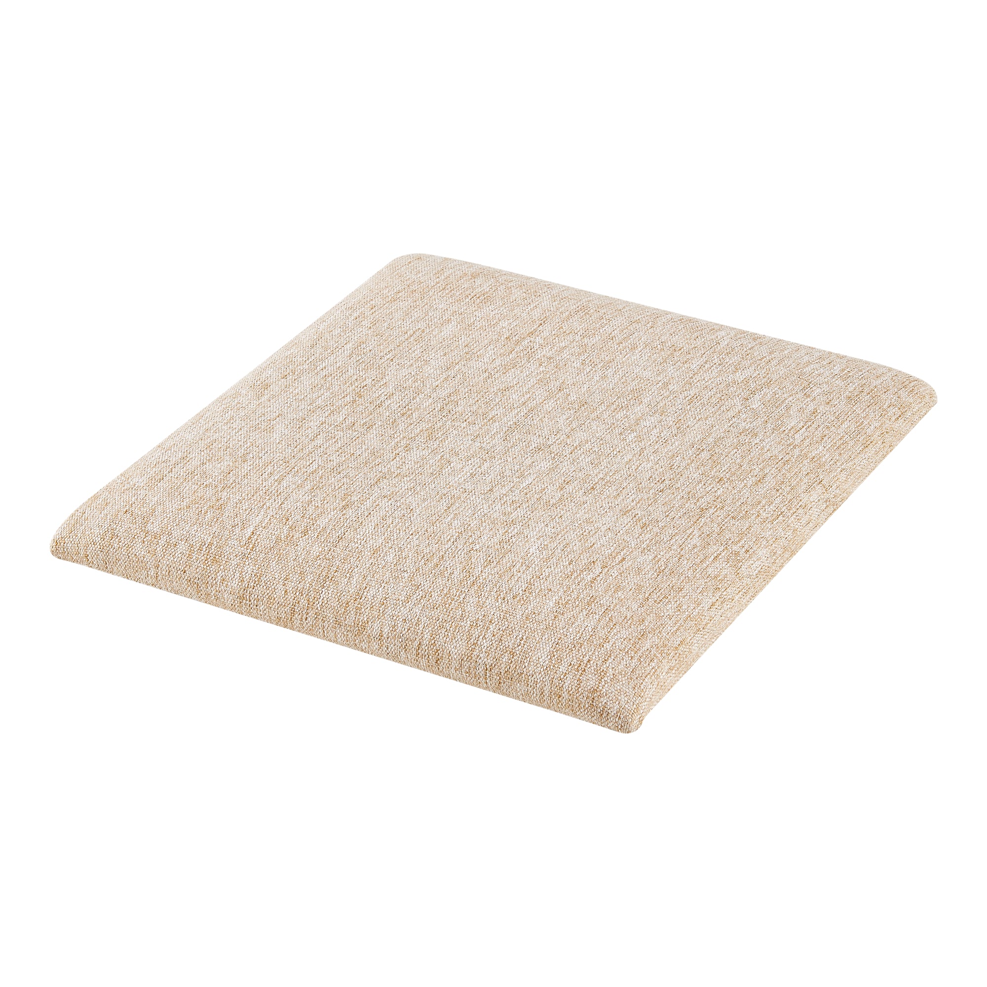 Set Carpino di 4 Pannelli Murali Imbottiti Rivestiti in Tessuto Beige 30x30 cm [neu.haus]