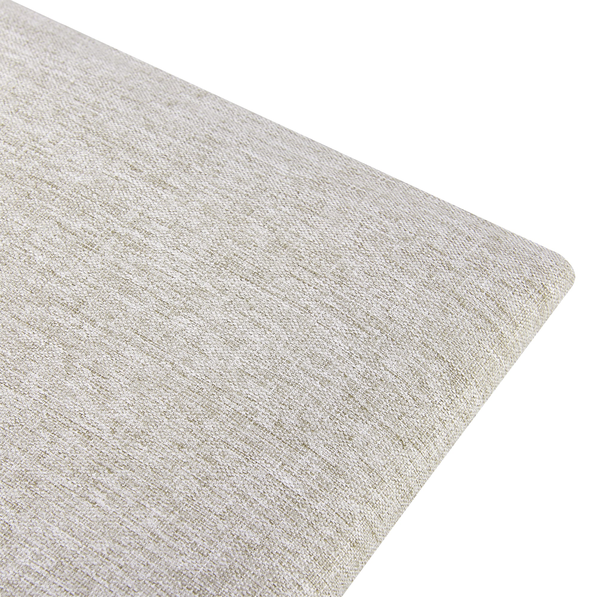 Set Carpino di 4 Pannelli Murali Imbottiti Rivestiti in Tessuto Grigio 30x30 cm [neu.haus]