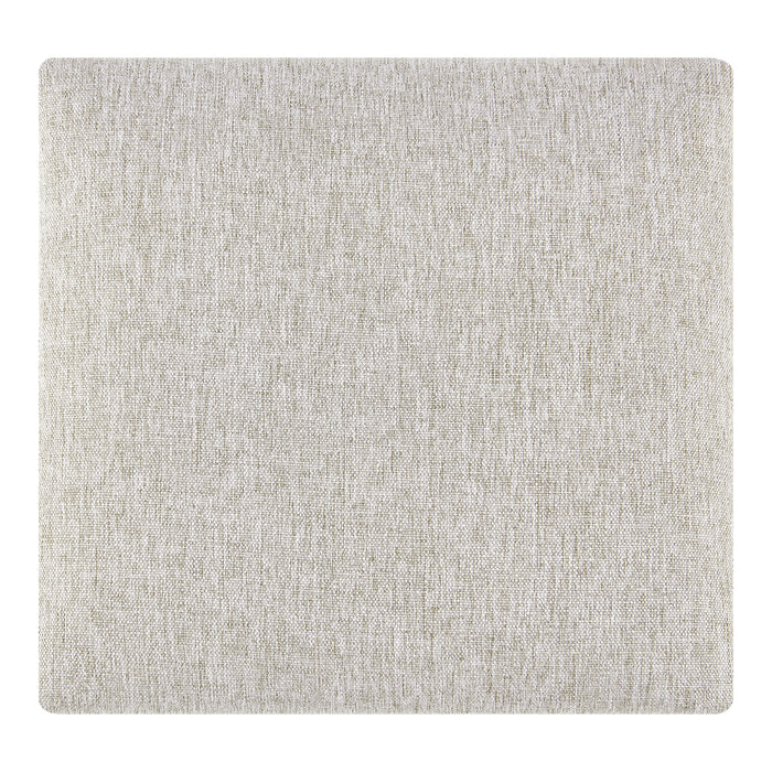 Set Carpino di 4 Pannelli Murali Imbottiti Rivestiti in Tessuto Grigio 30x30 cm [neu.haus]