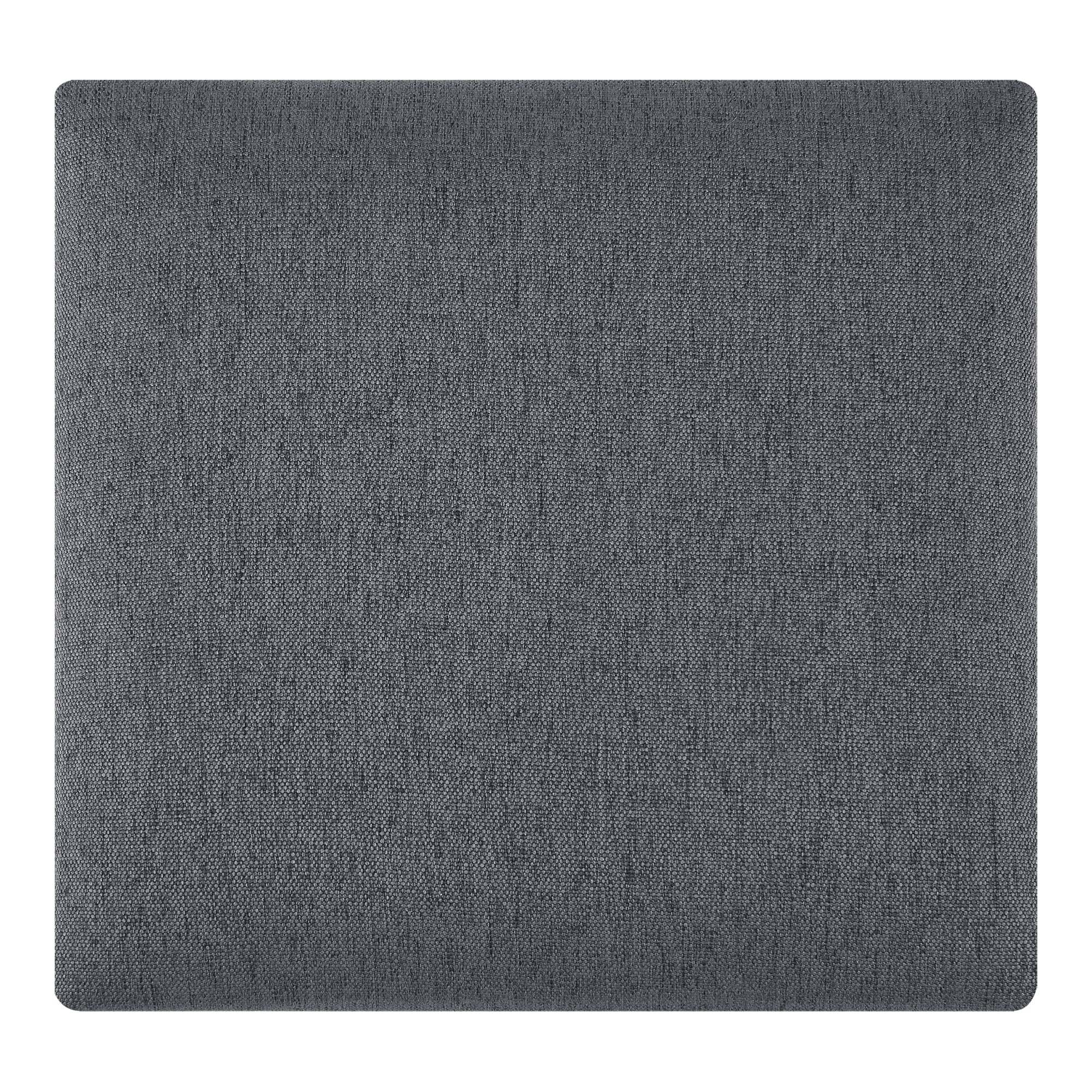 Set Carpino di 4 Pannelli Murali Imbottiti Rivestiti in Tessuto Grigio Scuro 30x30 cm [neu.haus]