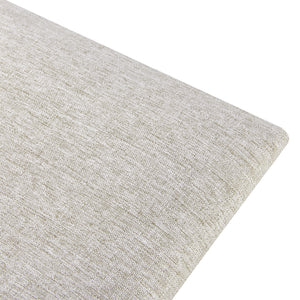 Set Carpino di 2 Pannelli Murali Imbottiti Rivestiti in Tessuto Grigio 90x30 cm [neu.haus]