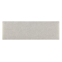 Set Carpino di 2 Pannelli Murali Imbottiti Rivestiti in Tessuto Grigio 90x30 cm [neu.haus]