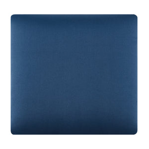 Set Carpino di 4 Pannelli Murali Imbottiti Rivestiti in Tessuto Velluto Blu Marino 30x30 cm [neu.haus]