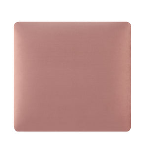 Set Carpino di 4 Pannelli Murali Imbottiti Rivestiti in Tessuto Velluto Rosa 30x30 cm [neu.haus]