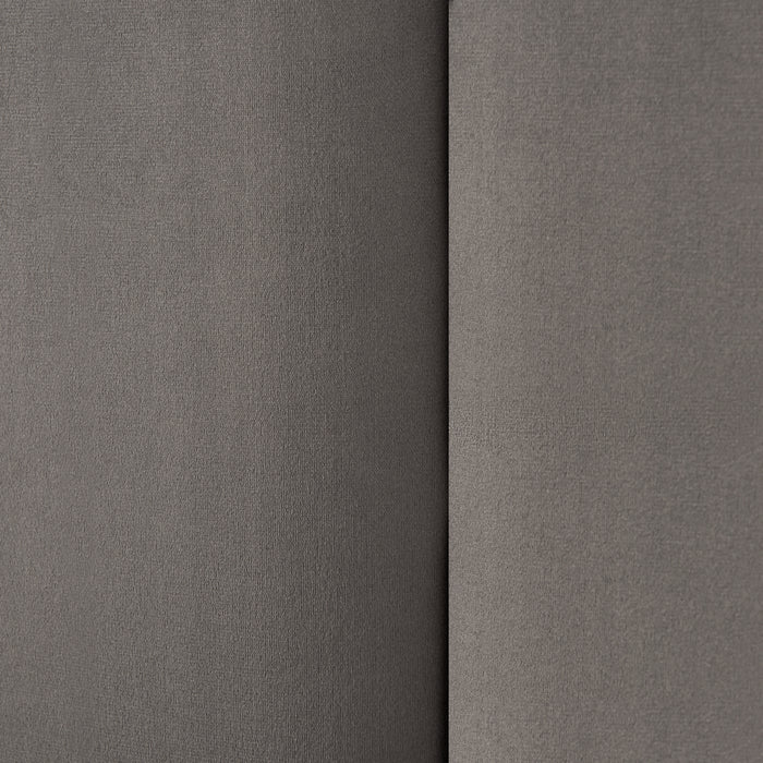 Set Carpino di 3 Pannelli Murali Imbottiti Rivestiti in Tessuto Velluto Grigio Scuro 60x30 cm [neu.haus]