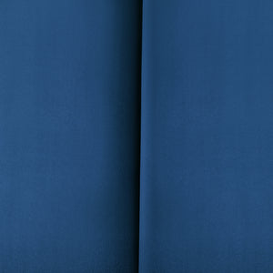 Set Carpino di 3 Pannelli Murali Imbottiti Rivestiti in Tessuto Velluto Blu Marino 60x30 cm [neu.haus]