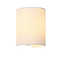 Lampada da Parete Brüssel Paralume Semicircolare Applique per Interni - Bianco lux.pro