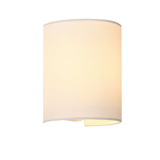 Lampada da Parete Brüssel Paralume Semicircolare Applique per Interni - Bianco lux.pro