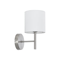 Set Winsford di 3 Applique per Interni Paralume Cilindrico in Tessuto Bianco lux.pro