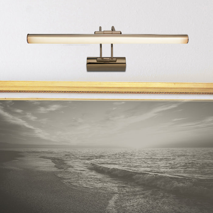 Lampada da Parete 'Hartlepool' per Quadri Applique a LED - Bronzo [lux.pro]