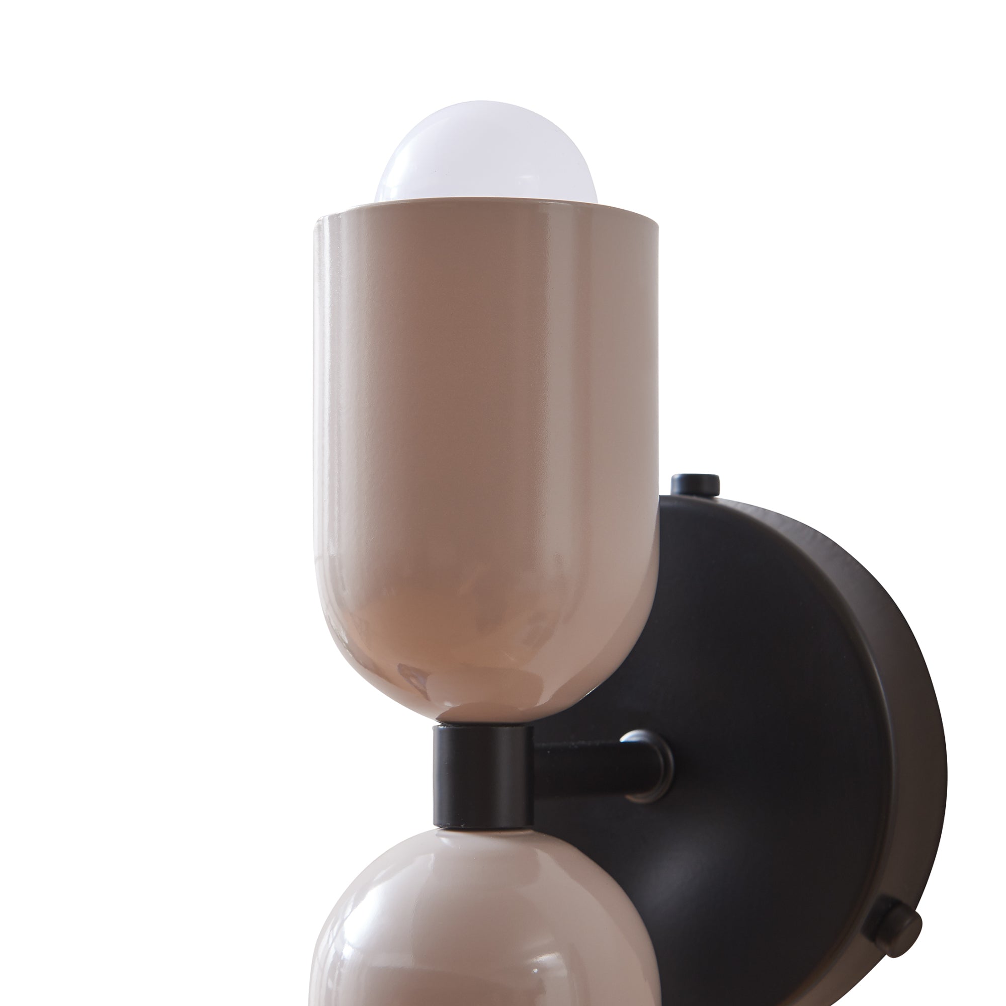 Lampada da Parete Trorlos con 2 Paralumi Applique Up Down - Bianco Latte lux.pro