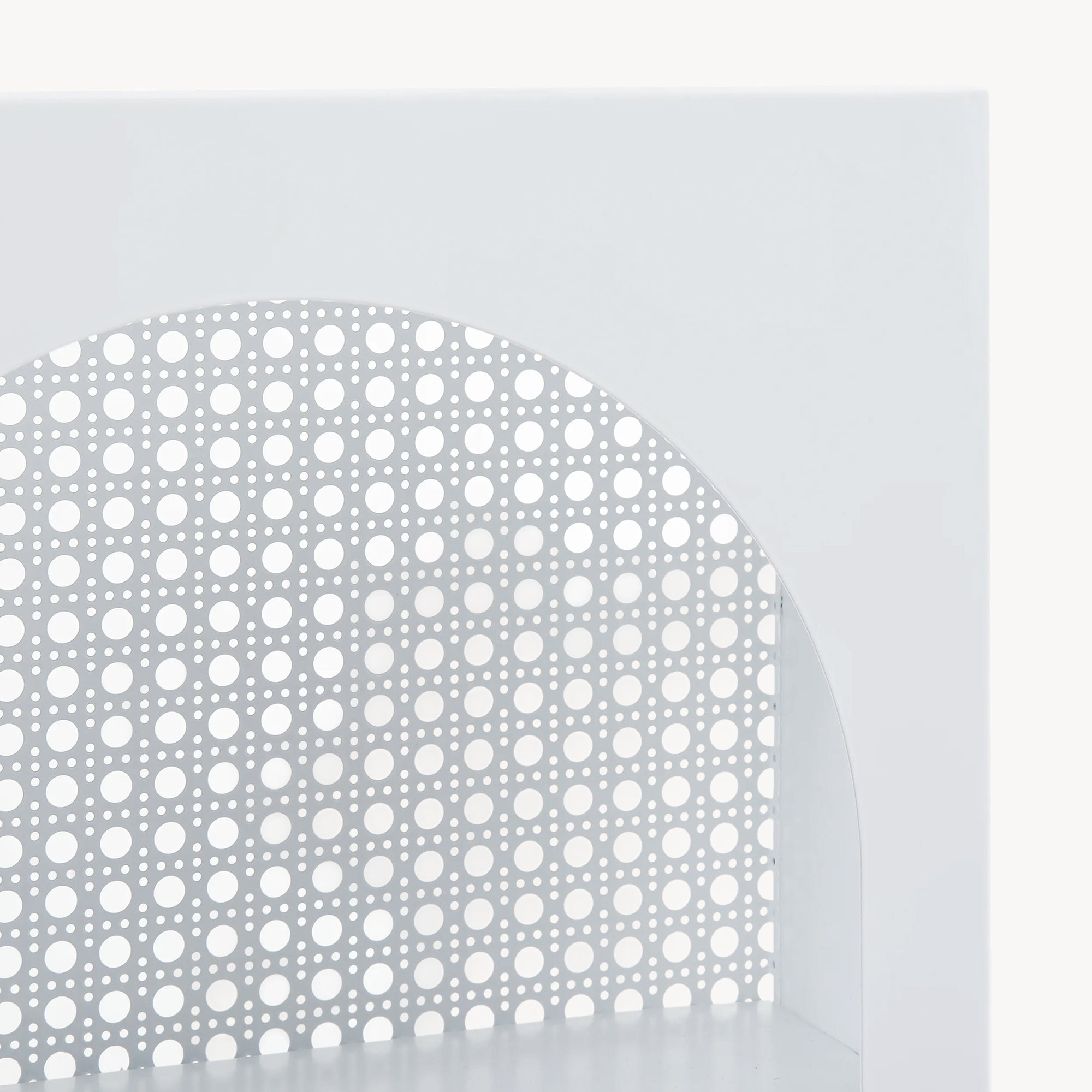 Scaffale da Parete Jäller Design Arcuato 40x30x13 cm Bianco [en.casa]