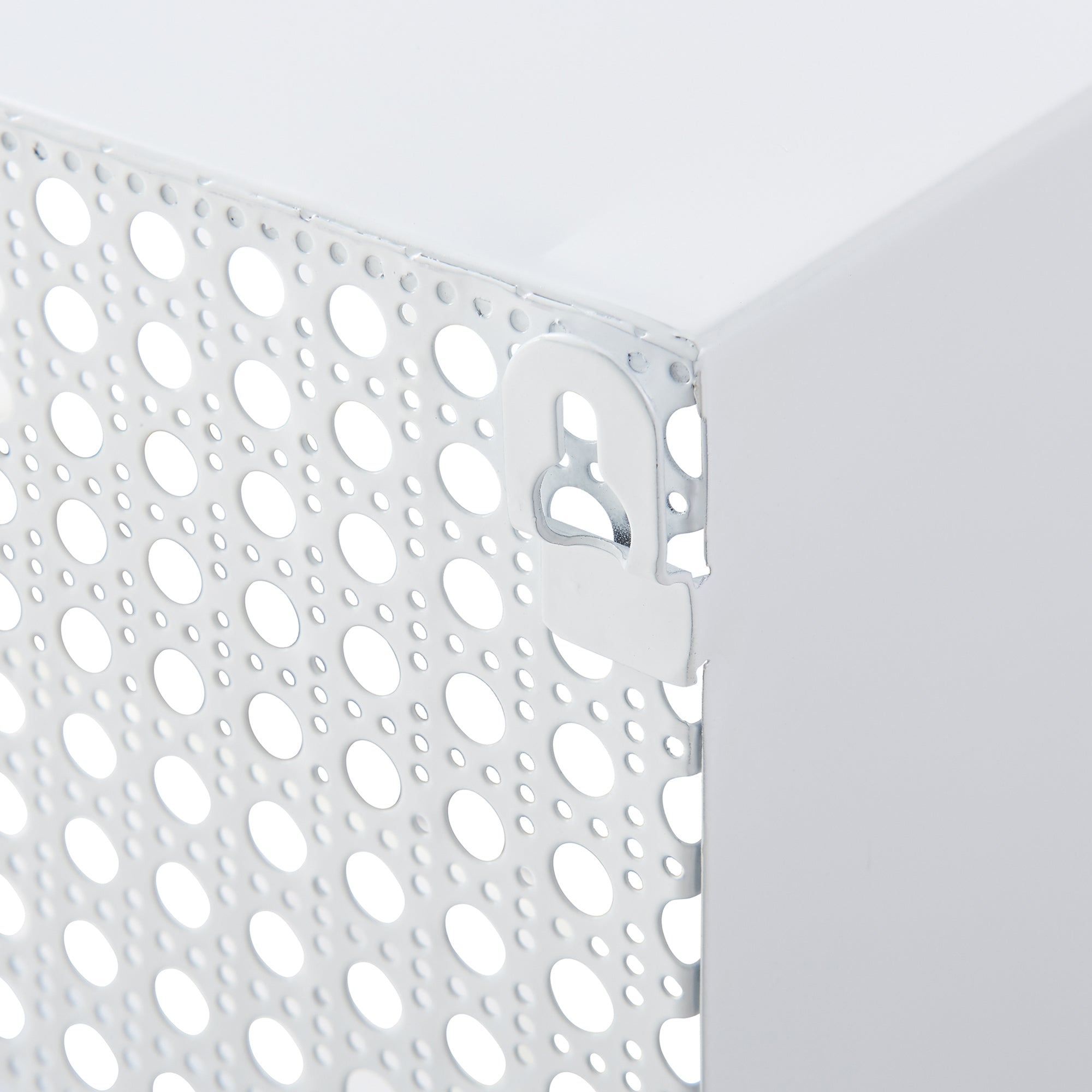 Scaffale da Parete Jäller Design Arcuato 40x30x13 cm Bianco [en.casa]