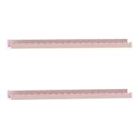 Set di 2 mensole da parete per bambini 60 x 10 x 5 cm rosa 03_0010613